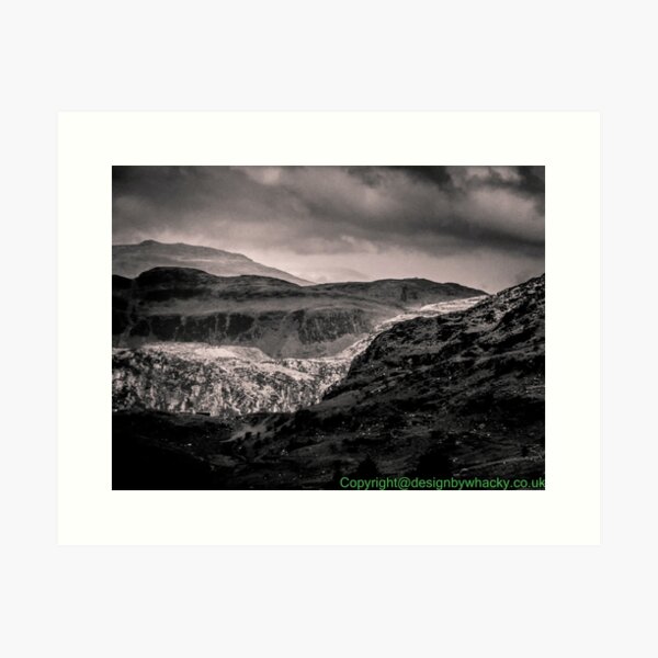 View of Snowdonia 2 bywhacky Art Print