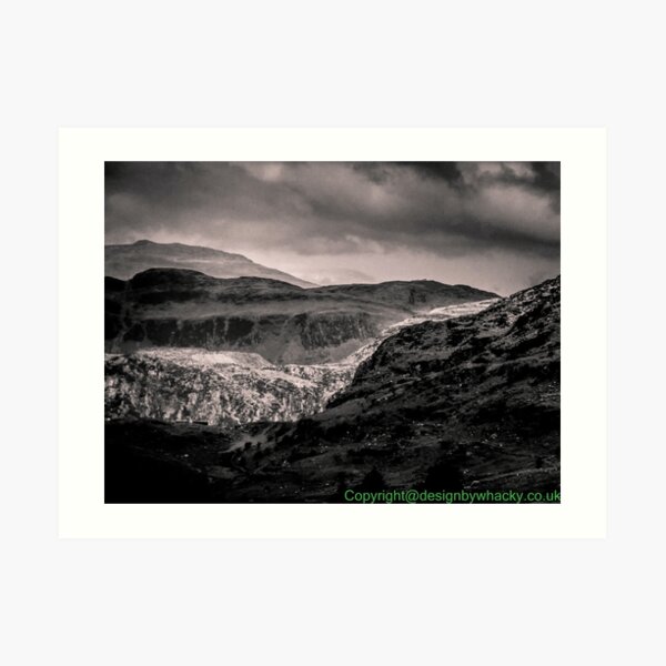 View of Snowdonia 2 bywhacky Art Print