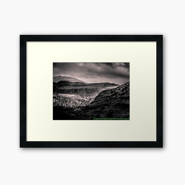 View of Snowdonia 2 bywhacky Framed Art Print