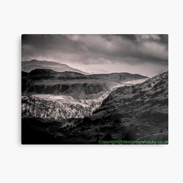 View of Snowdonia 2 bywhacky Metal Print