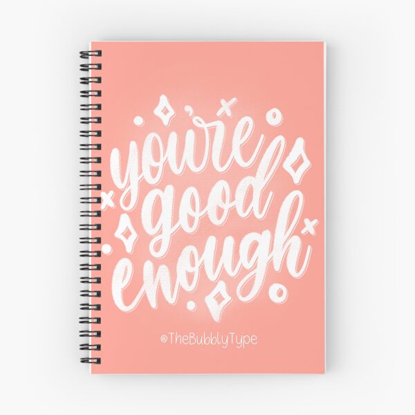 Item preview, Eres lo suficientemente bueno - Cita positiva melocotón designed and sold by TheBubblyType.