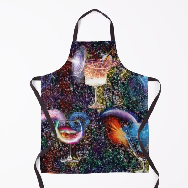 Item preview, cosmos, glasses, planets, wormholes, cocktail cosmos, surrealism designed and sold by Maria Mihailova.