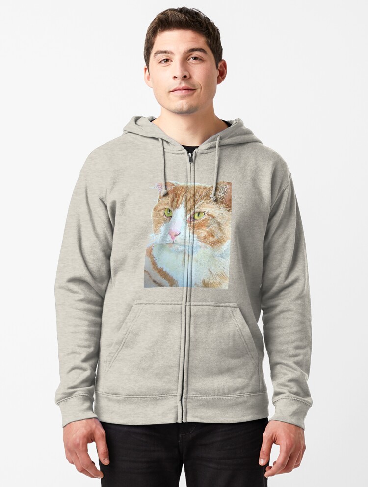 snickers zipped hoodie