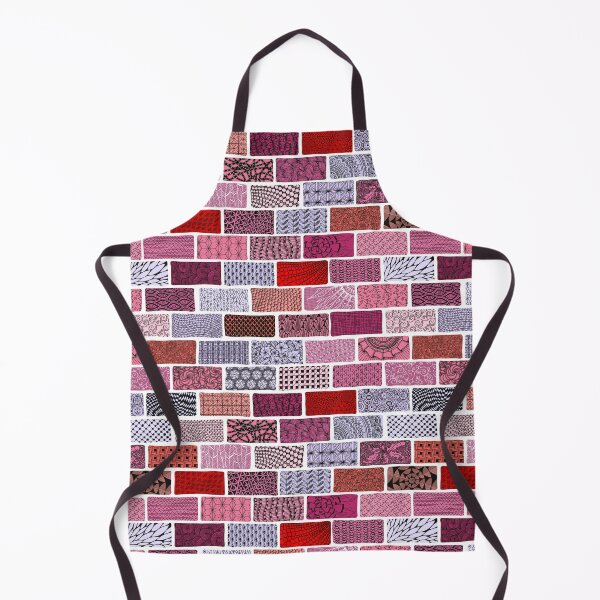 Item preview, Red Patterned Bricks designed and sold by MissusMack.