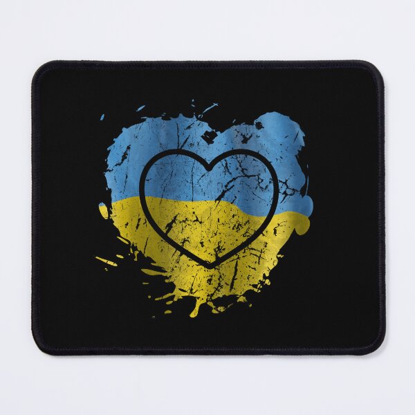 Item preview, Ukrainian Heart National Colors Ukraine Flag designed and sold by Dubbra.