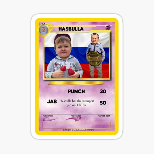 Hasbulla Card Sticker