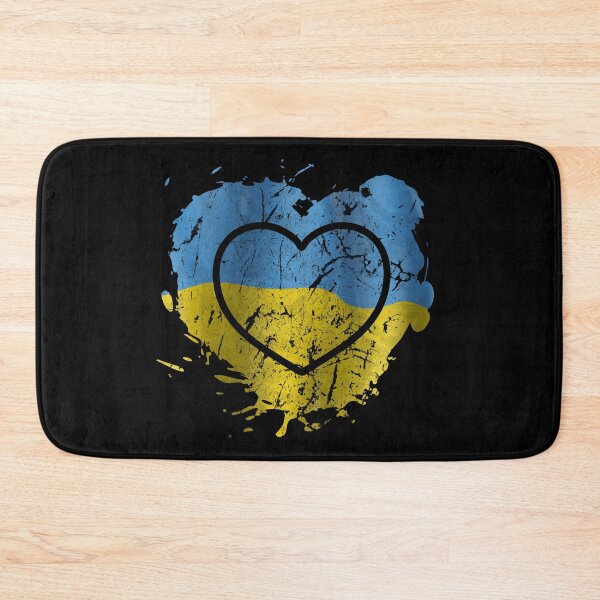 Item preview, Ukrainian Heart National Colors Ukraine Flag designed and sold by Dubbra.