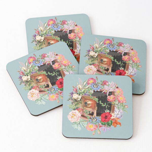 Item preview, Victorian Camera, I Love Photography, Vintage Camera And Beautiful Flowers designed and sold by TrulyEpoque.