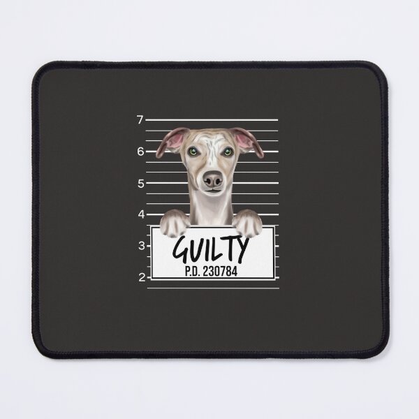 Item preview, Funny Whippet Mugshot Guilty Dog Sweatshirt designed and sold by MartinFuch.