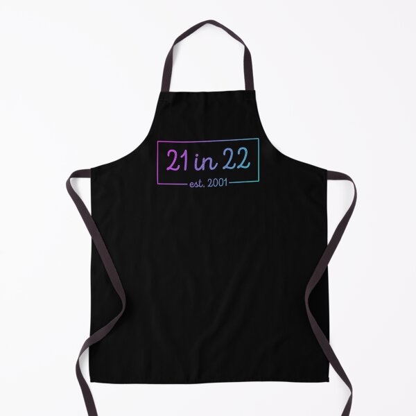 Item preview, 21 in 22 est 2001 Blue gradient | 21st Birthday | Turning 21 in 2022 | 21st Birthday Gift designed and sold by Violet Treasures.