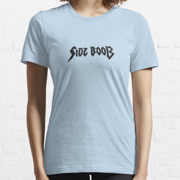 Side Boobs V Neck T Shirt by Explicit Design
