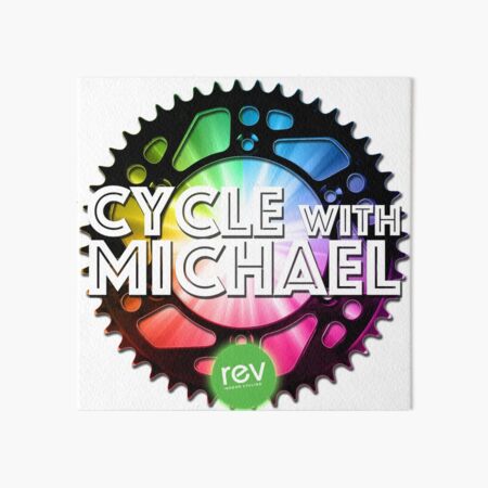 Cycle with Michael Art Board Print