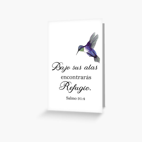 Salmo 91 - Psalm 91 Greeting Card for Sale by Yassine Janane