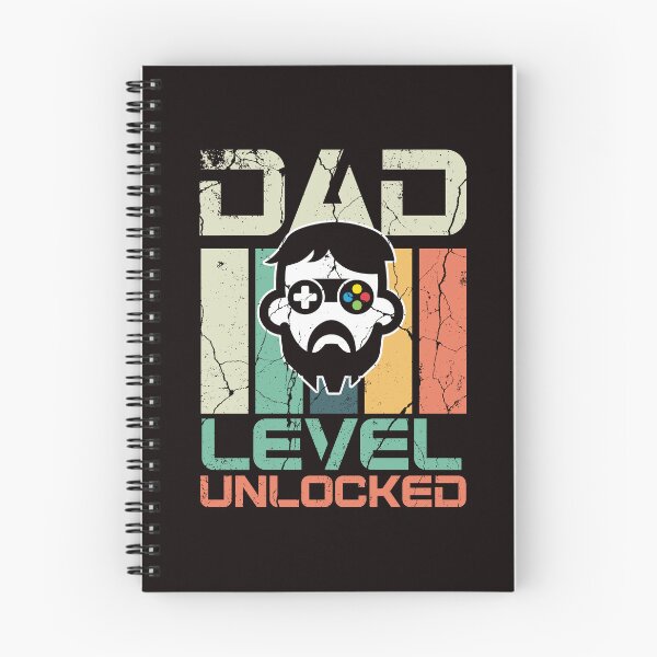 Item preview, Retro Dad Level Unlocked Daddy Gamer Newborn Children Father designed and sold by TomGiantDesigns.