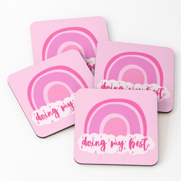 Item preview, Doing My Best - Pink Rainbow designed and sold by SunnyAlloy.