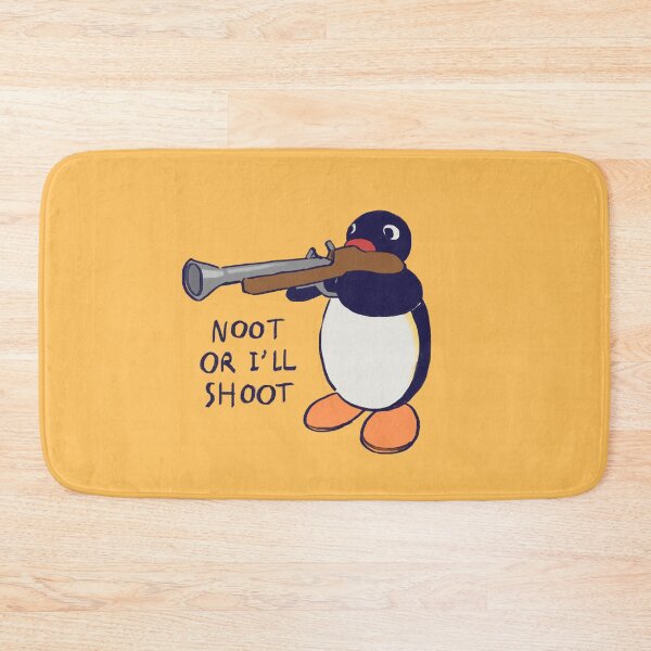 Item preview, I draw gun penguin meme / noot or i'll shoot text designed and sold by RansRoom.