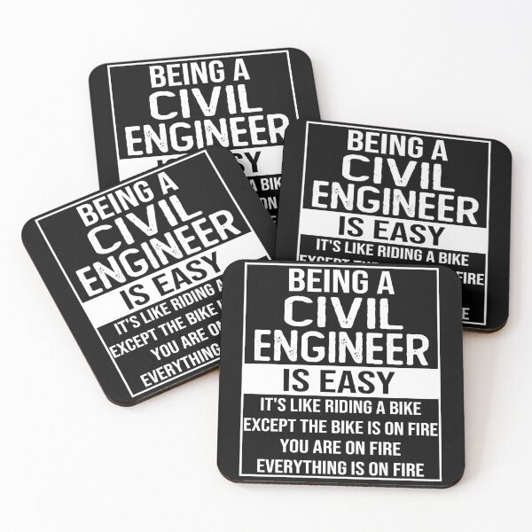 Item preview, Funny civil engineer saying: being a civil engineer is easy civil engineer gifts designed and sold by alaechamlal.