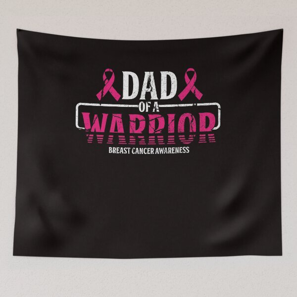 Item preview, Dad Of Warrior Breast Cancer Survivor Papa Daddy Grandfather designed and sold by TomGiantDesigns.