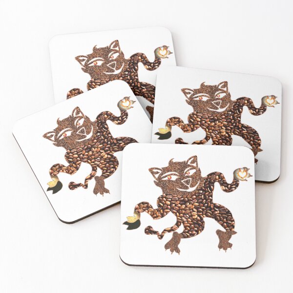 Item preview,  FUELED BY COFFEE AND CAT -  COFFEE CAT HIP HOP MUSIC VIBES - STUNNING DANCING CAT ADDICTED TO COFFEE. designed and sold by Ralek.