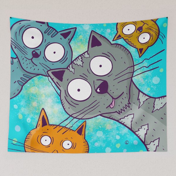 Item preview, Hypno-cats designed and sold by boillustrations.