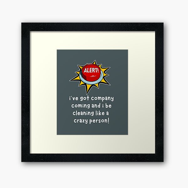 Item preview, I Be Cleaning Like a Crazy Person Funny Housekeeping Gift designed and sold by SavvyCleaner.