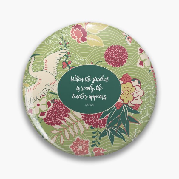 Item preview, When the student is ready the teacher appears - Lao Tzu designed and sold by StudioCitrine.