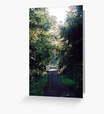 Bicycle Bridge Greeting Card