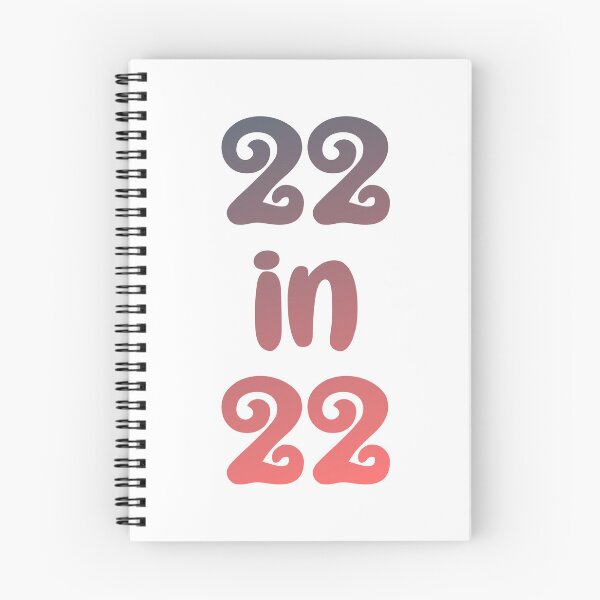 Item preview, 22 in 22 gradient | 22nd Birthday | Turning 22 in 2022 | 22nd birthday party gift designed and sold by Violet Treasures.