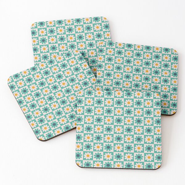 Item preview, Checkered with flowers designed and sold by IlustraDeni.