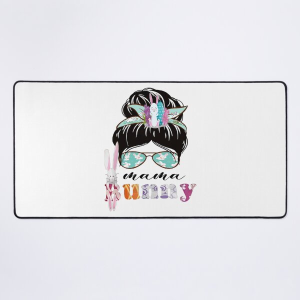 Item preview, Mama Bunny Messy Bun Happy Easter designed and sold by boyastore.