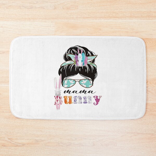 Item preview, Mama Bunny Messy Bun Happy Easter designed and sold by boyastore.