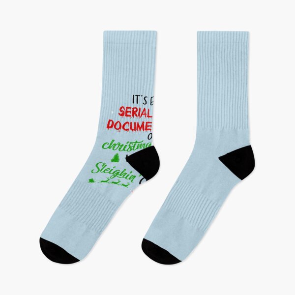 Item preview, It&x27;s Either Serial Killer Documentaries or Christmas Movies Funny Gift For Dad Essential T-Shir designed and sold by TommyNguy.