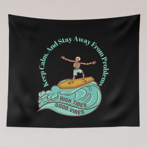 Item preview, Keep Calm and Stay Away From Problems Skeleton designed and sold by Freihalt.