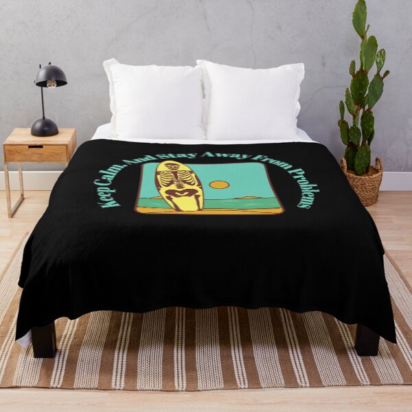 Item preview, Keep Calm and Stay Away From Problems Skeleton designed and sold by Freihalt.