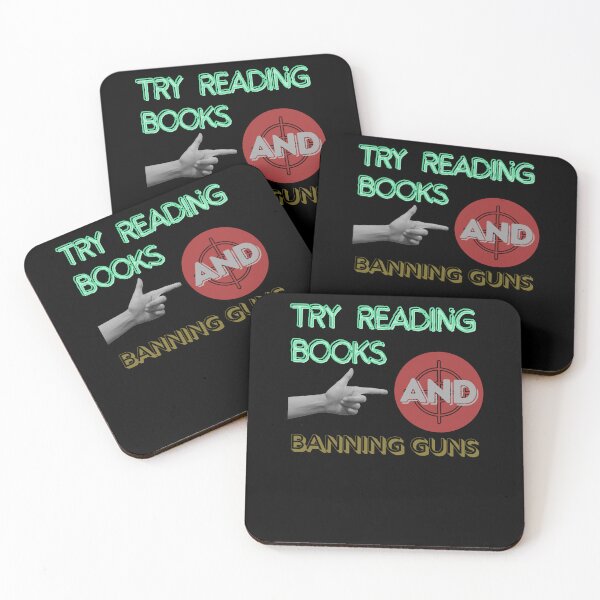Item preview, "Try Reading Books And Banning Guns" Essential T-Shirt designed and sold by WilkDesign.