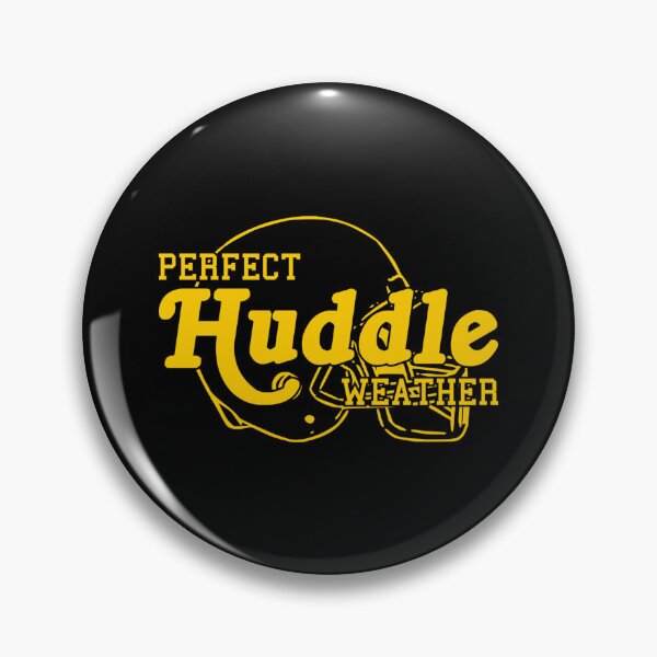 Item preview, Football Yellow Perfect Huddle Weather Sticker designed and sold by mercedesfr47.