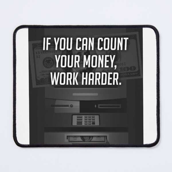 Item preview, Work Harder Motivational Entrepreneur Money designed and sold by SuccessHunters.