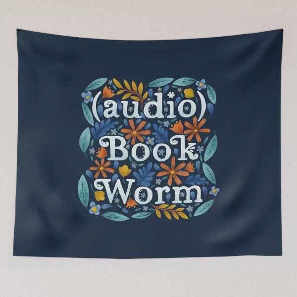 Item preview, AudioBook Worm designed and sold by RebeccaFlaherty.