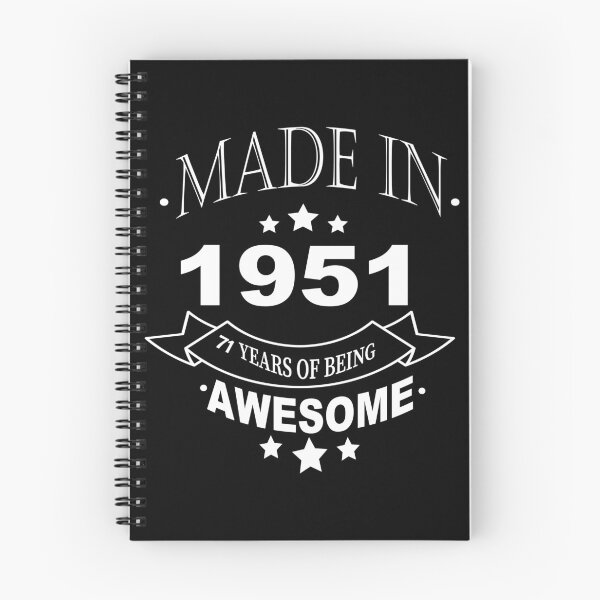 Item preview, made in 1951 71 years of being awesome | gift birthdays mom lovers dad lovers classic designed and sold by SimoSaladain.