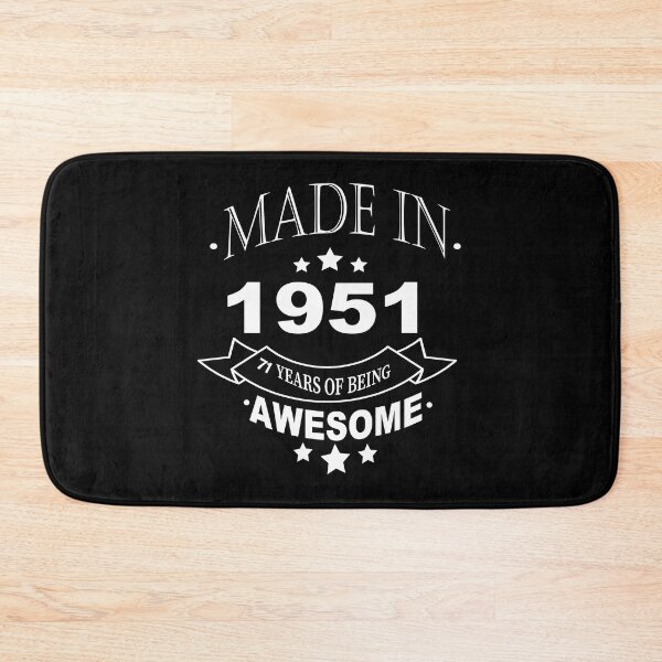 Item preview, made in 1951 71 years of being awesome | gift birthdays mom lovers dad lovers classic designed and sold by SimoSaladain.