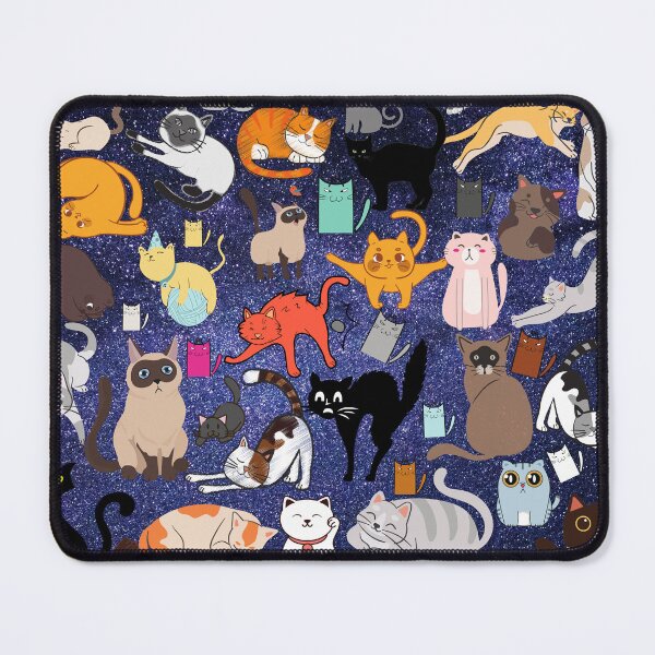 Item preview, Beautiful colorful Cat seamless pattern designed and sold by KamoDesigner.
