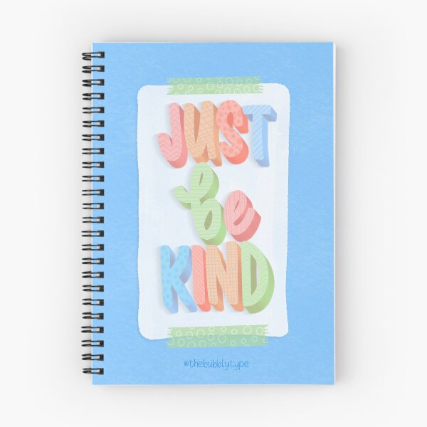 Item preview, Just Be Kind - Hand Lettered Quote designed and sold by TheBubblyType.