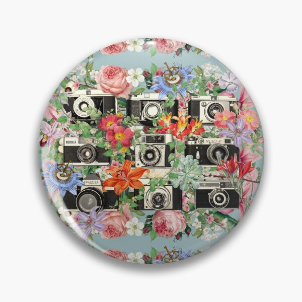 Item preview, Selection Of Retro Cameras, I Love Photography, Vintage Cameras And Beautiful Flowers designed and sold by TrulyEpoque.
