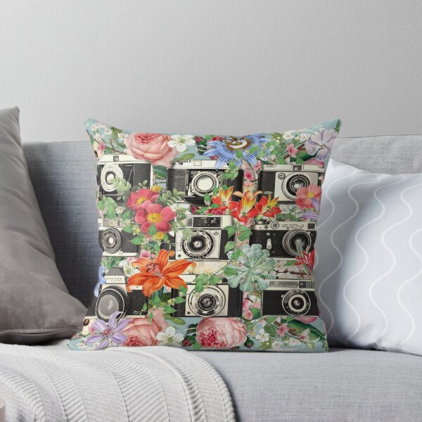 Item preview, Selection Of Retro Cameras, I Love Photography, Vintage Cameras And Beautiful Flowers designed and sold by TrulyEpoque.