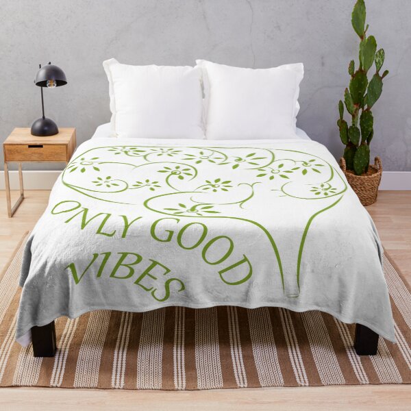 Item preview, Only good vibes. Green brain with quote designed and sold by evk-art.