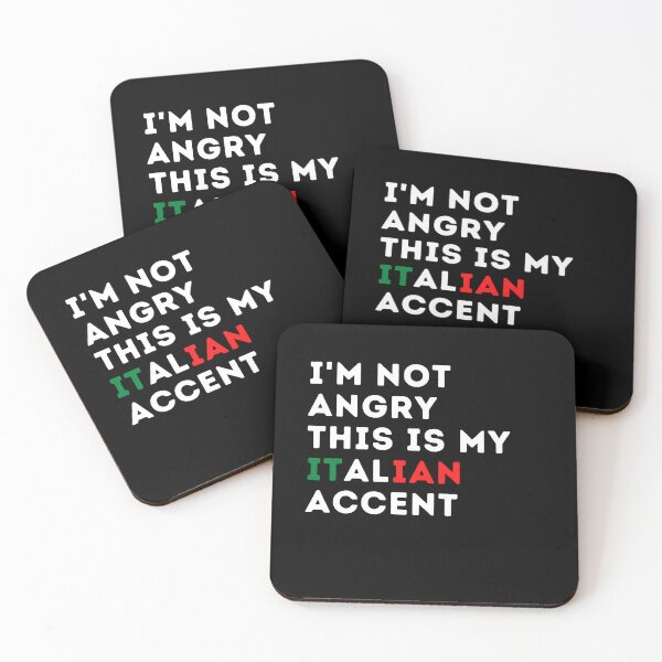Item preview, funny italian accent,i'm not angry this is my italian accent,italia saying voice designed and sold by behappysiempre.