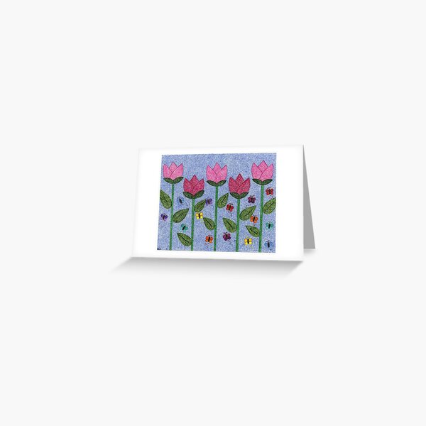 Tulip Garden Greeting Card