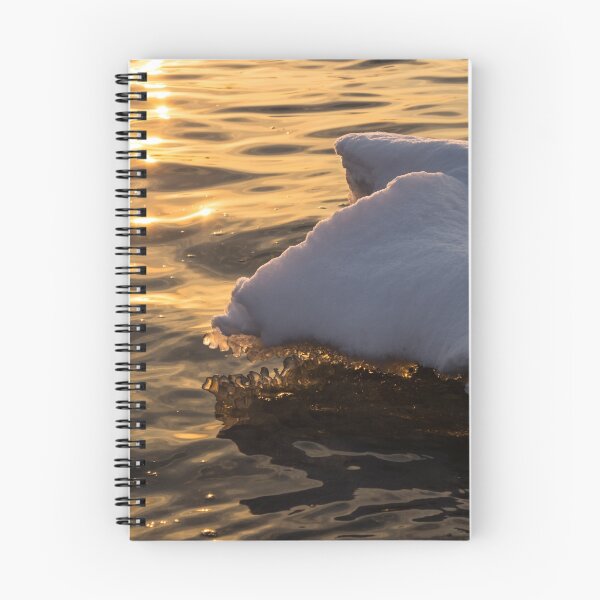 Item preview, Icy Gold and Silk - Luminous Icicles Reflected on Glossy Water designed and sold by Georgia Mizuleva.
