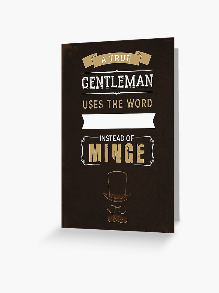 gentleman words