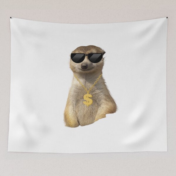 Item preview, Cool Dude Meerkat designed and sold by Lawro007.